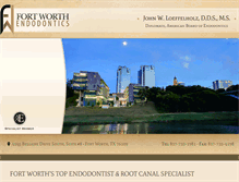 Tablet Screenshot of ftwendodontics.com